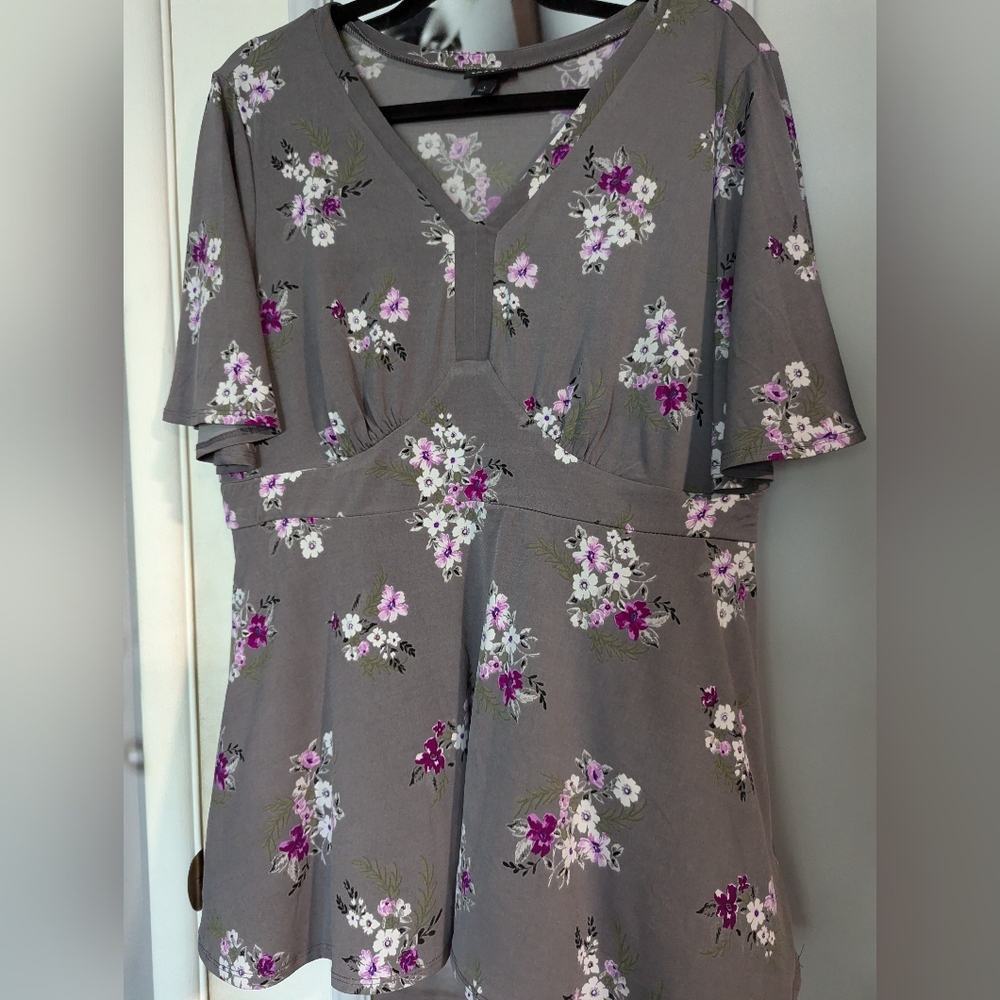 Torrid flutter sleeve top